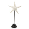 Hamptons Beach House Decor White Starfish on Stand