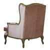 French Provincial Wing Back Chair in Pink