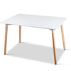 Rectangular 6 Seater Dining Table White