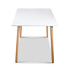 Rectangular 6 Seater Dining Table White