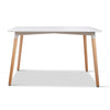 Rectangular 6 Seater Dining Table White