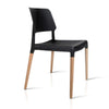 Set of 4 Belloch Replica Dining Chair - Black