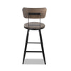 Industrial Bar Stool with Backrest 76cm