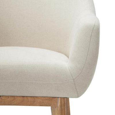 'Tub' Dining/Armchair Cream Fabric