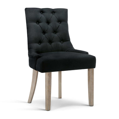 French Provincial Dining Chair - Black