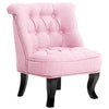 Lorraine Chair French Provincial Kid Fabric Sofa Pastel Pink