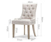 French Provincial Dining Chair - Beige