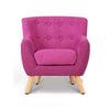 Kids Fabric Armchair Pink