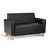 Kids Double Couch - Black