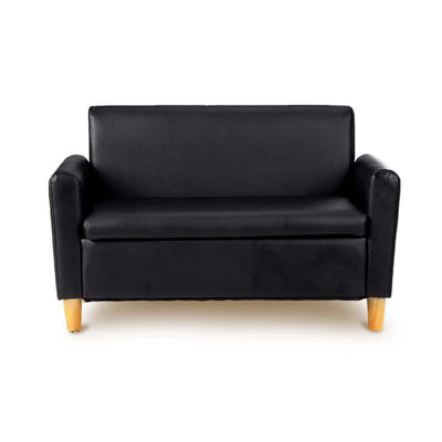 Kids Double Couch - Black