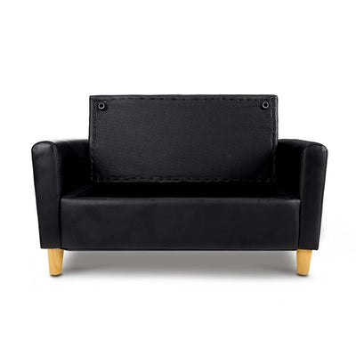 Kids Double Couch - Black