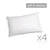 Set of 4 Pillows - 2 Soft & 2 Medium