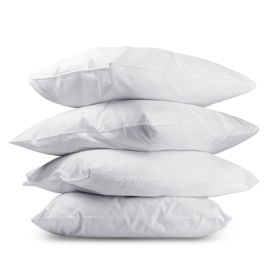 Set of 4 Pillows - 2 Soft & 2 Medium