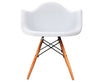 Set of 2 Replica Eames Cafe Chairs - Beech White