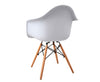 Set of 2 Replica Eames Cafe Chairs - Beech White