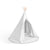 6 Poles Teepee Tent with Storage Bag - White