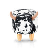 Kids Cow Animal Stool - Black