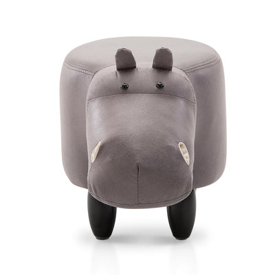 Kids Animal Stool Grey