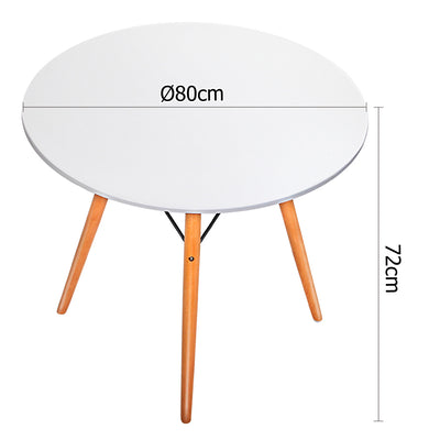 Replica Eames DSW Eiffel Dining Table White