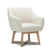 'Tub' Dining/Armchair Cream Fabric