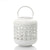 Hamptons Decor Hurricane Candle Holder White