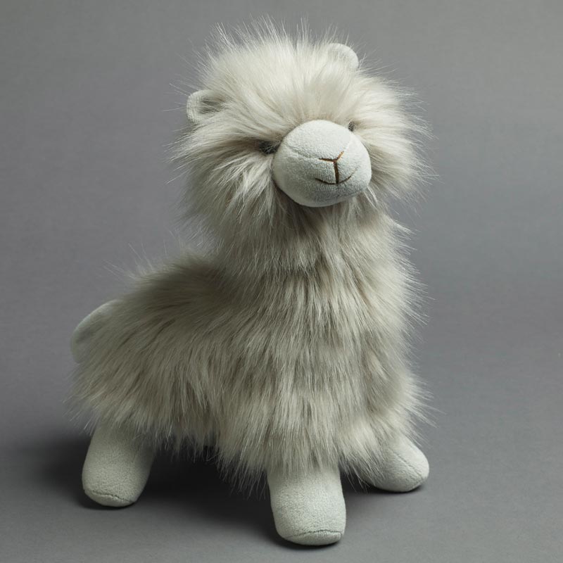 Lenny the Llama Grey Plush Toy